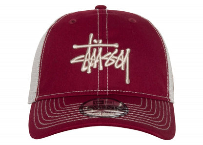 Stussy New Era 9Twenty Basic Trucker Cardinal