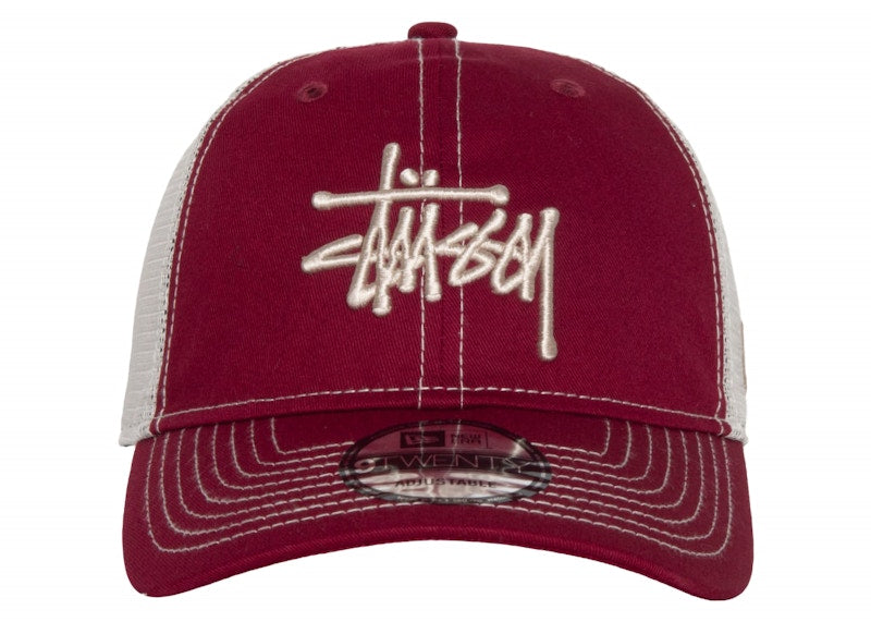 Stussy New Era 9Twenty Basic Trucker Cardinal
