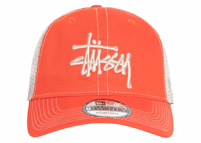 Stussy New Era 9Twenty Basic Trucker Orange