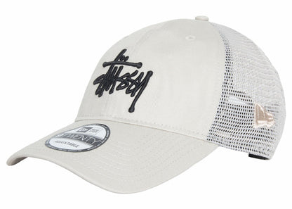 Stussy New Era 9Twenty Basic Trucker Stone