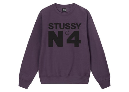 Stussy No.4 Crew Grape
