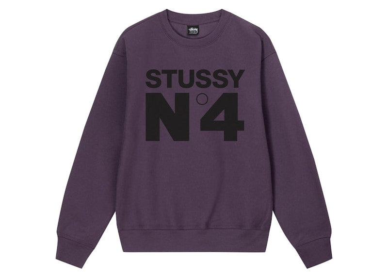 Stussy No.4 Crew Grape