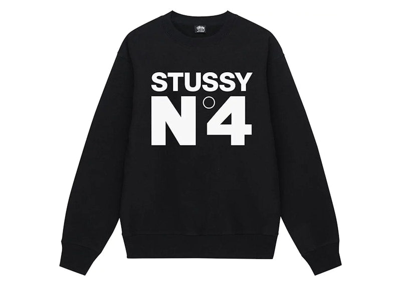 Stussy No.4 Crewneck Black