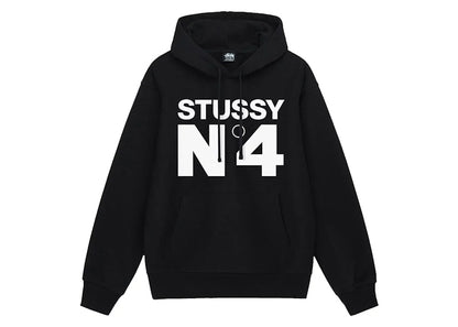 Stussy No.4 Hoodie Black