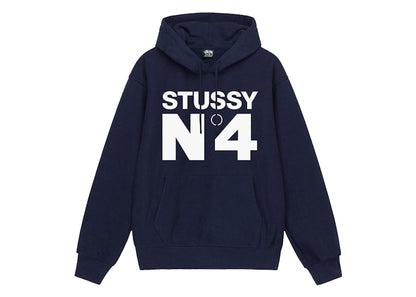 Stussy No.4 Hoodie Navy