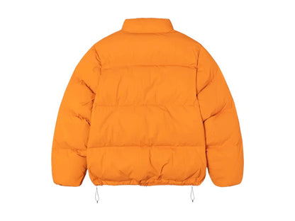 Stussy Nylon Down Puffer Jacket Orange