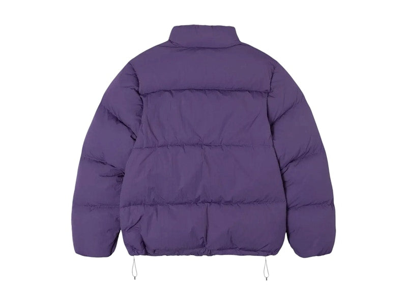Stussy Nylon Down Puffer Jacket Purple