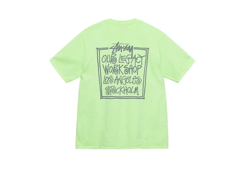 Stussy Our Legacy Frame Pigment Dyed Tee Paradise