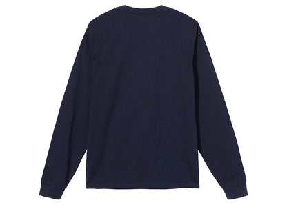 Stussy Overdyed L/S Tee Navy