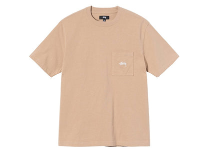 Stussy Overdyed SS Pocket T-Shirt Tan