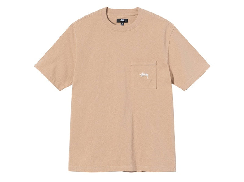 Stussy Overdyed SS Pocket T-Shirt Tan
