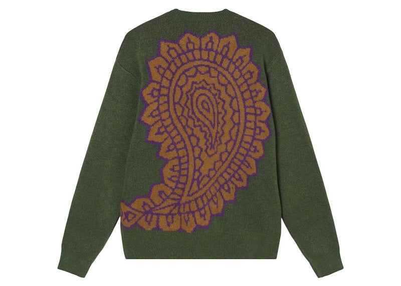 Stussy Paisley Sweater Green