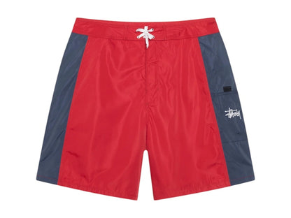 Stussy Paneled Board Short Red