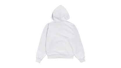 Stussy Patch Zip Knit Hoodie Ash Heather