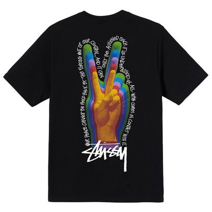 Stussy Peace Sign T-shirt Black
