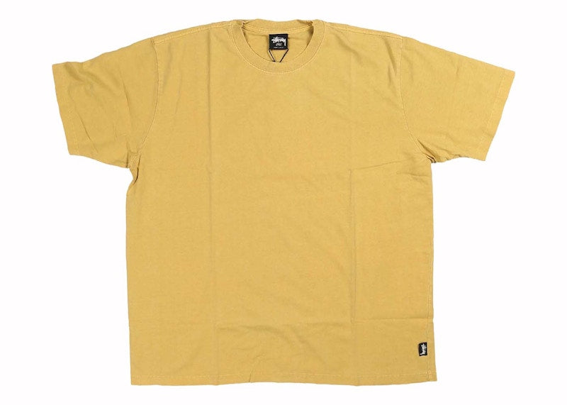 Stussy Pigment Dyed Crew Mustard