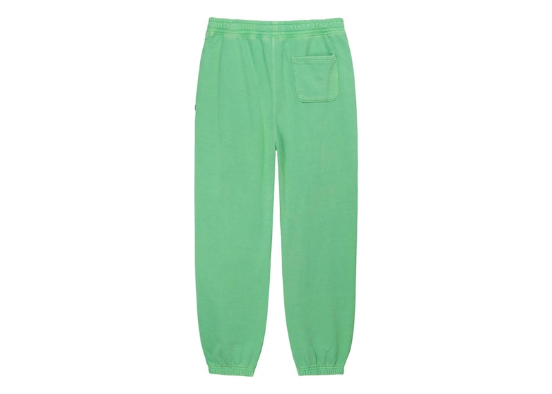 Stussy Pigment Dyed Fleece Pant Green
