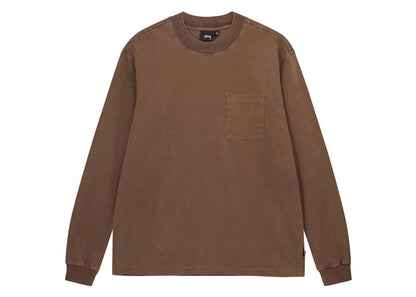 Stussy Pigment Dyed Mock Neck Brown