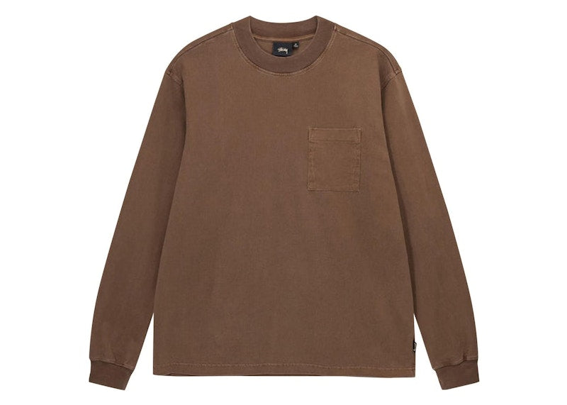 Stussy Pigment Dyed Mock Neck Brown