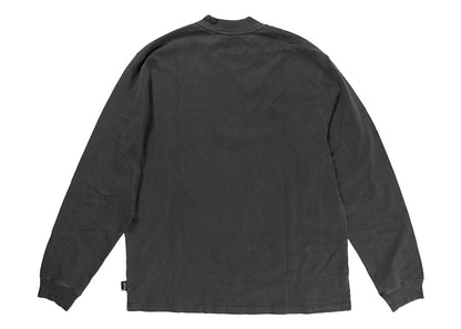 Stussy Pigment Dyed Mock Neck Washed Black