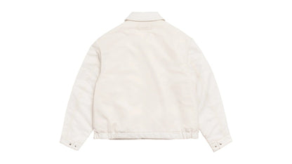 Stussy Pile Lined Zip Jacket Bone