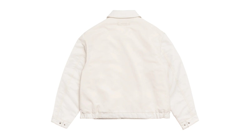 Stussy Pile Lined Zip Jacket Bone