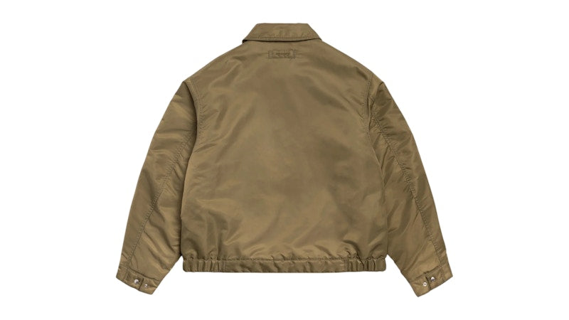 Stussy Pile Lined Zip Jacket Olive
