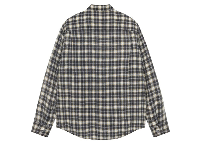 Stussy Plaid Matthew Printed Shirt Black