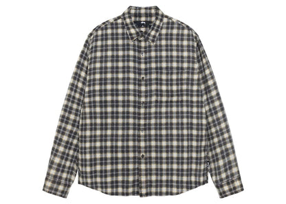 Stussy Plaid Matthew Printed Shirt Black
