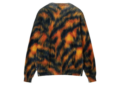 Stussy Printed Fur Sweater Tiger