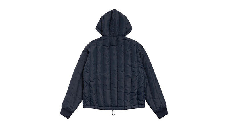 Stussy Quilted Nylon Work Jacket Navy