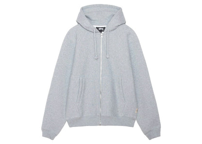 Stussy Raglan Zip Hoodie Grey Heather