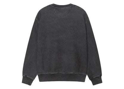 Stussy Rasta Lion Pigment Dyed Crew Black