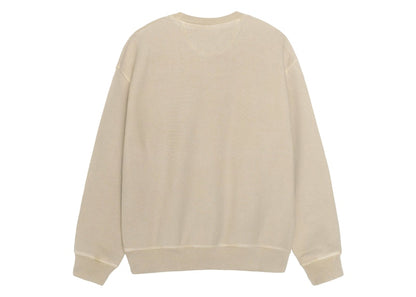 Stussy Rasta Lion Pigment Dyed Crew Khaki