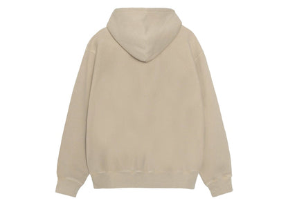 Stussy Rasta Lion Pigment Dyed Hoodie Khaki