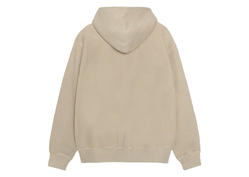 Stussy Rasta Lion Pigment Dyed Hoodie Khaki