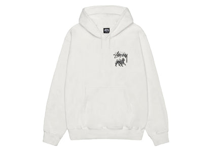 Stussy Rasta Lion Pigment Dyed Hoodie Natural