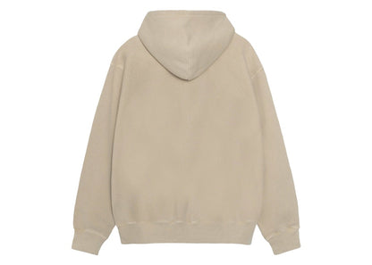 Stussy Rasta Lion Zip Pigment Dyed Hoodie Khaki
