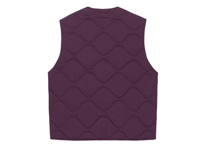 Stussy Recycled Nylon Liner Vest Plum
