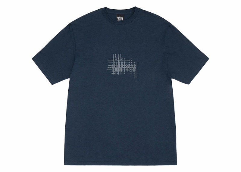 Stussy Refracted Tee Navy