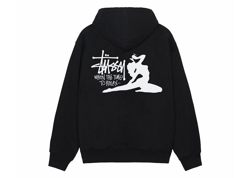 Stussy Relax Hoodie Black