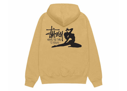 Stussy Relax Hoodie Curry
