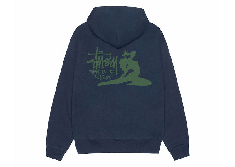 Stussy Relax Hoodie Navy