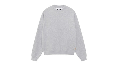 Stussy Relaxed Crew Grey Heather