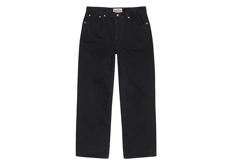 Stussy Relaxed Denim Jean Black