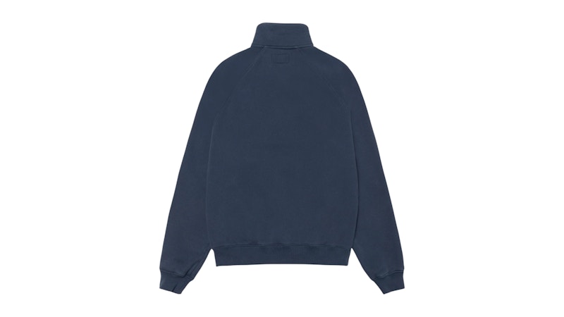 Stussy Relaxed Half Zip Sweatshirt Navy