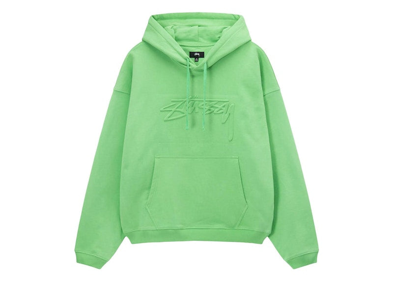 Stussy Relaxed Oversized Hoodie Green