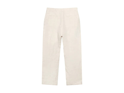 Stussy Relaxed Textured Linen Trouser Bone
