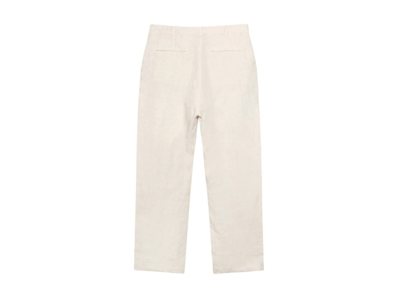 Stussy Relaxed Textured Linen Trouser Bone