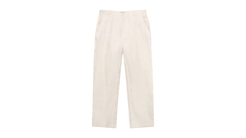 Stussy Relaxed Textured Linen Trouser Bone